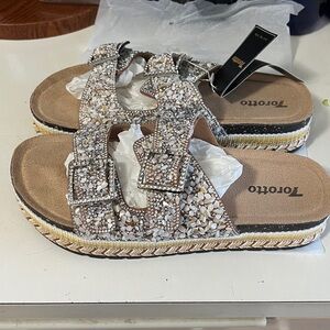 Torrato Beaded Sandals